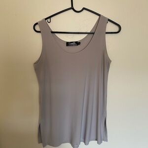 Sympli sleeveless light gray swing style tank top size 6
